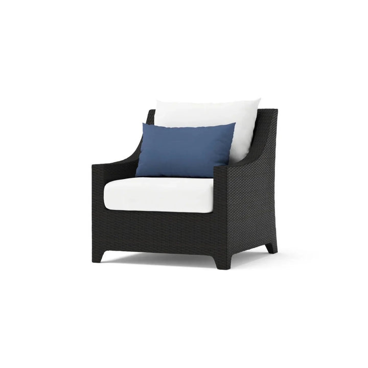 Saba All Weather Outdoor Wicker Garden L-Shape Sectional Conversation Set