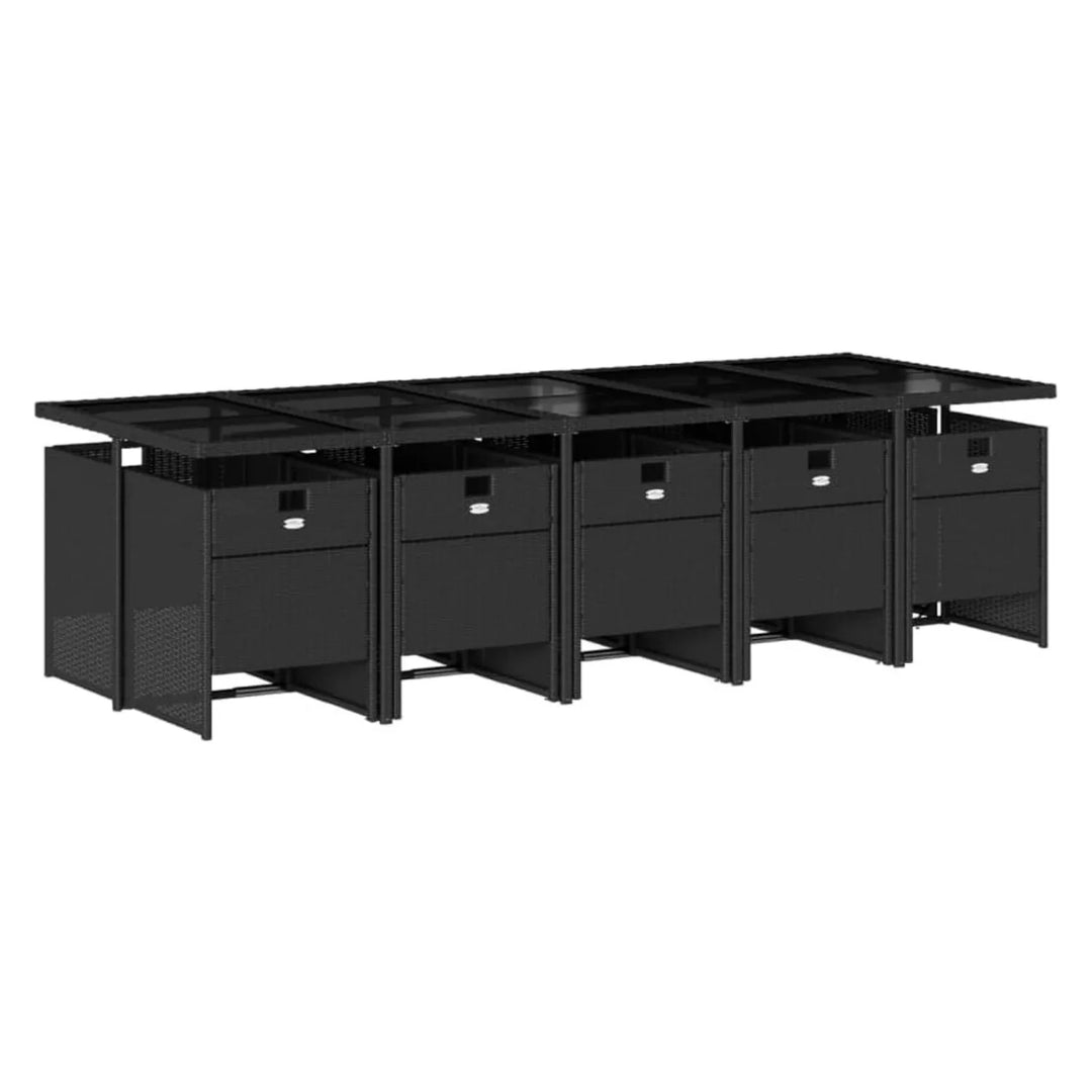 Reagan All Weather Wicker Patio Dinning Table Set