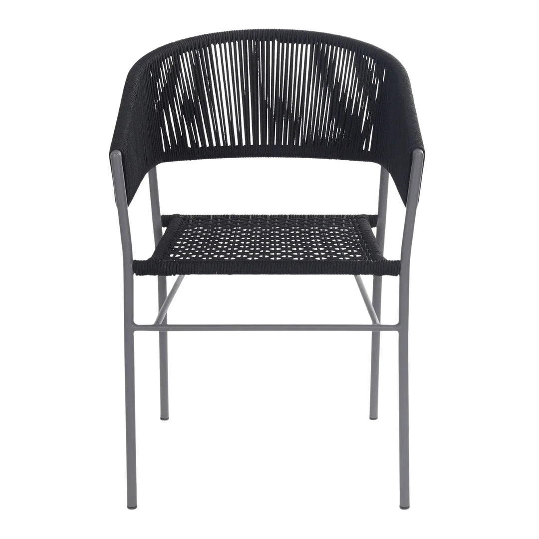 Magdalena 3-Piece Grey Rope Outdoor Patio Set