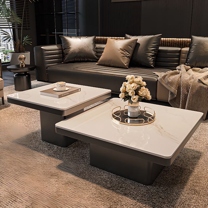 Bhavin Stainless Steel Square Coffee Table Set