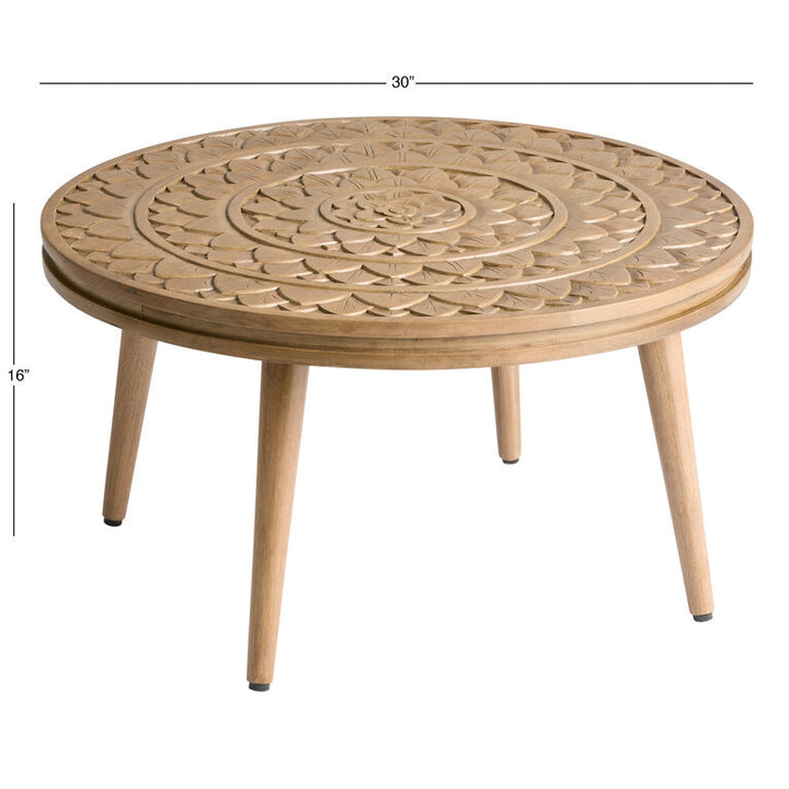 Neeti Solid Wood Coffee Table for Living Room