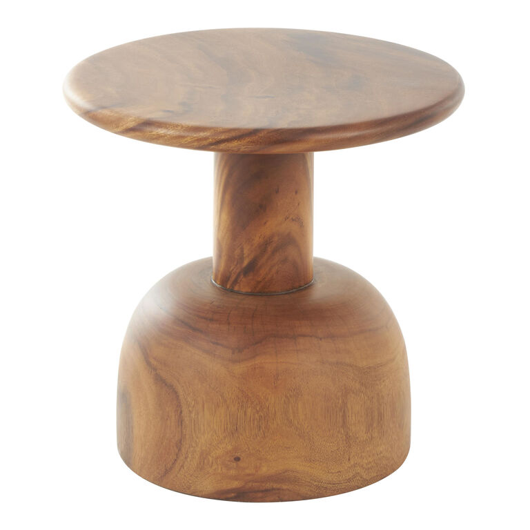 Amaya Solid Wood Side Coffee Table for Living Room