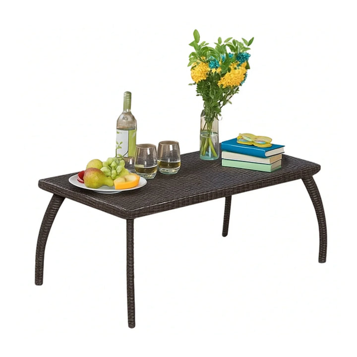 Qiao 4 Pieces Patio Furniture Set, Outdoor Sectional Sofa