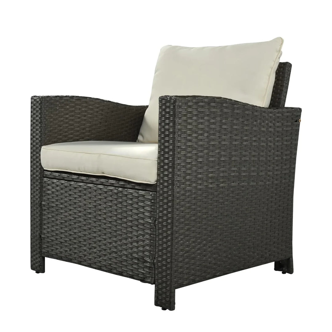 Sofia 5-Piece Outdoor Patio Furniture Set with Dining Table and Chairs