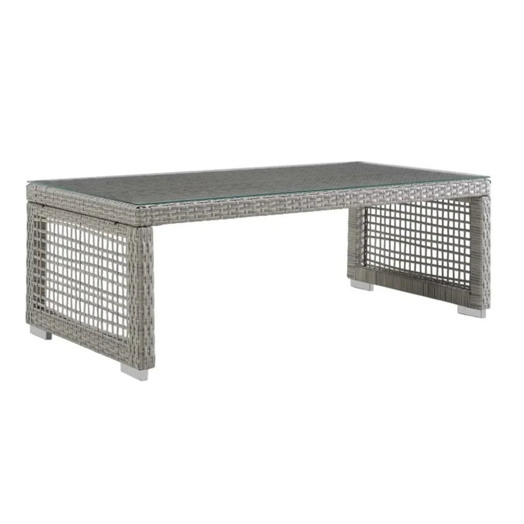 Charmi Outdoor Wicker Woven 6 Pieces Sectional Patio Furniture Set