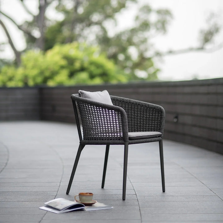 Delaney Outdoor Rope 3-Piece Patio Set