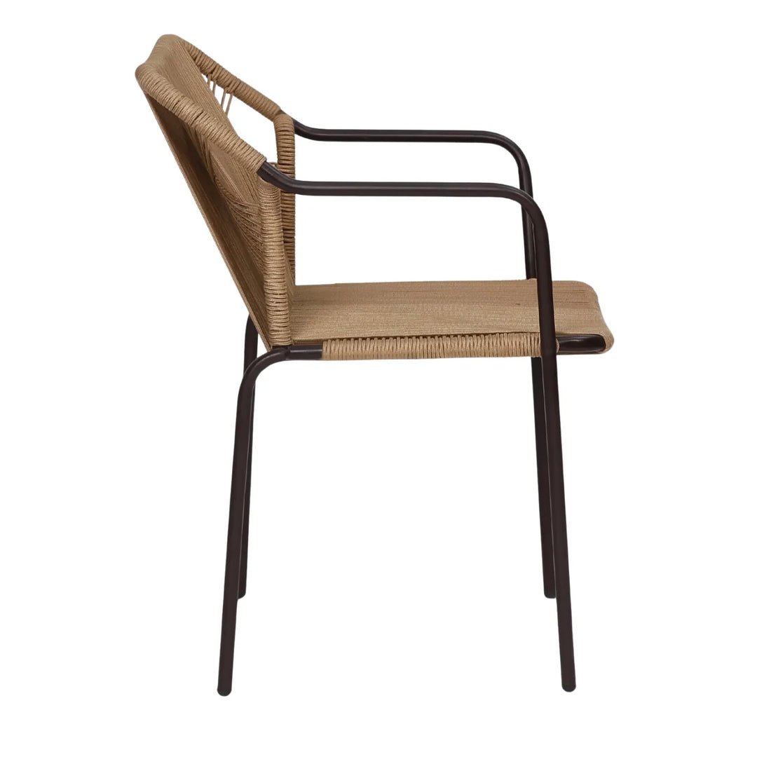 Rania 3-Piece Outdoor Beige Rope Patio Set