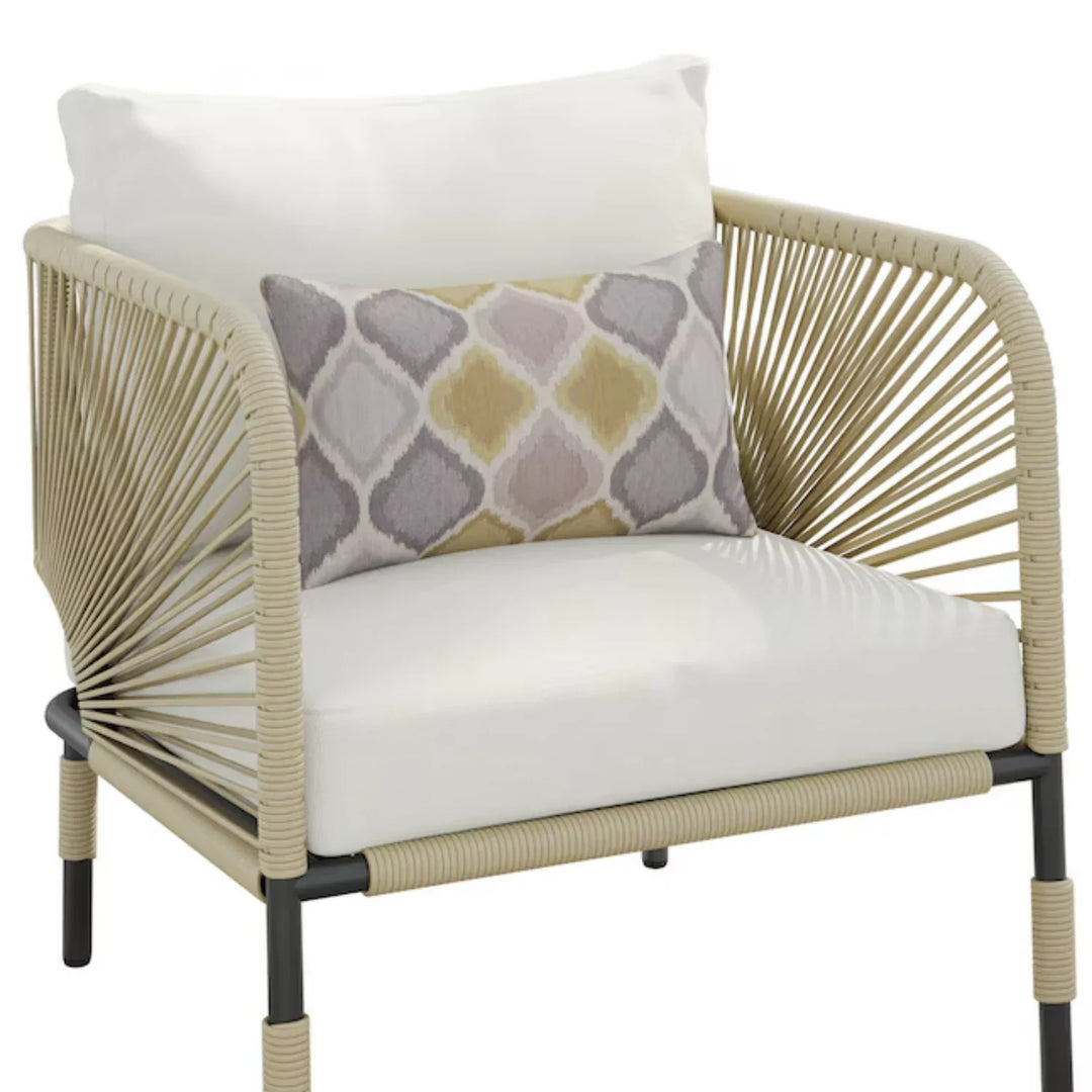 Taylor 3 Piece Garden Outdoor Rope Patio Set