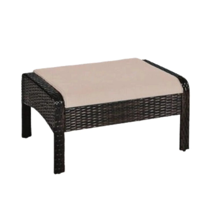 Thalia Outdoor Wicker 5-Piece Patio Sofa Set