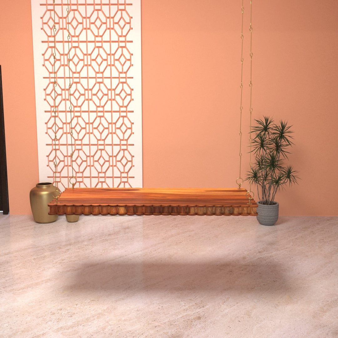 Inaya Retro Times Handmade Vintage Style Wooden Swing