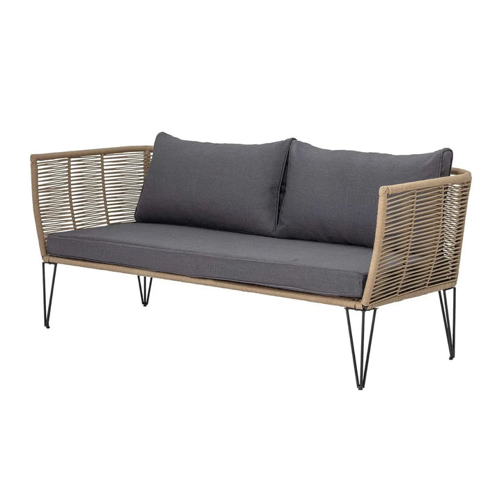 Prisha 1-Piece Outdoor Rope Loveseat Sofa