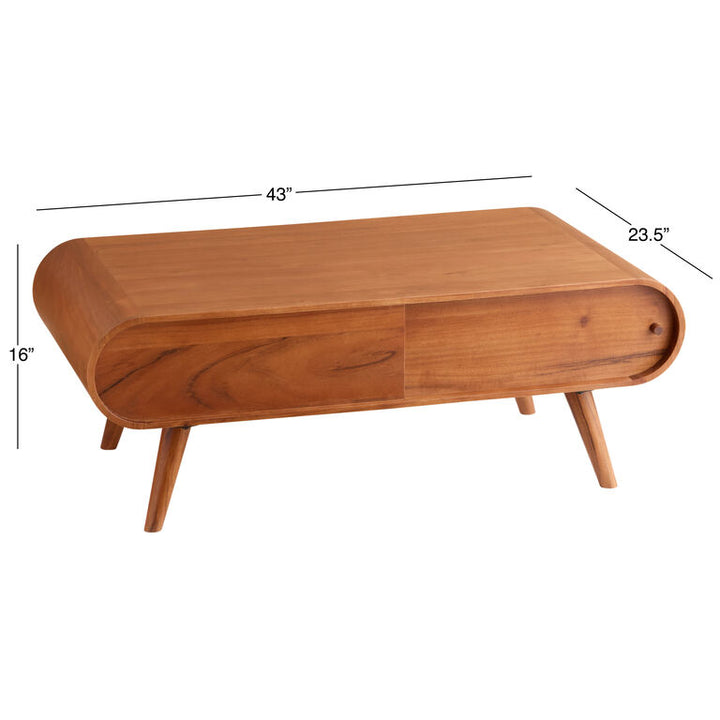 Myra Solid Wood Coffee Table for Living Room