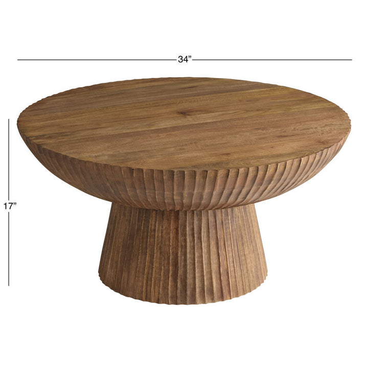 Tisha Solid Wood Coffee Table for Living Room