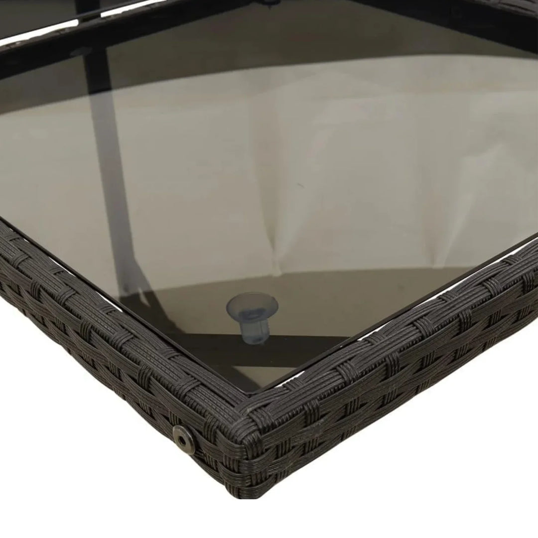 Reagan All Weather Wicker Patio Dinning Table Set