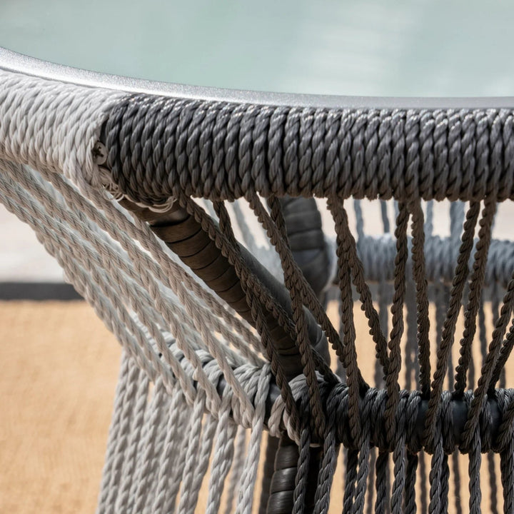 Elara Outdoor Rope Double Tone 3-Piece Patio Set