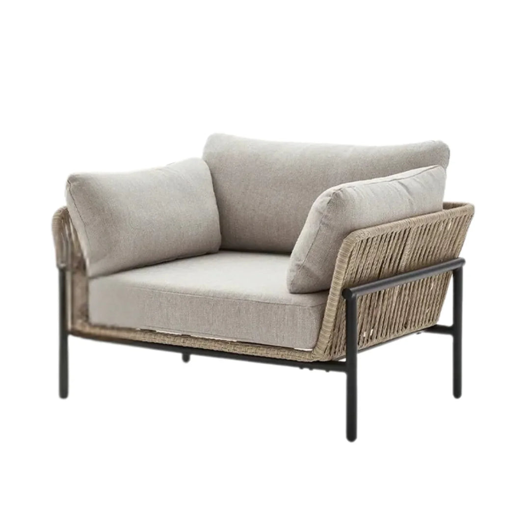 Tapasya Outdoor 4-Piece Rope Conversation Sofa Set