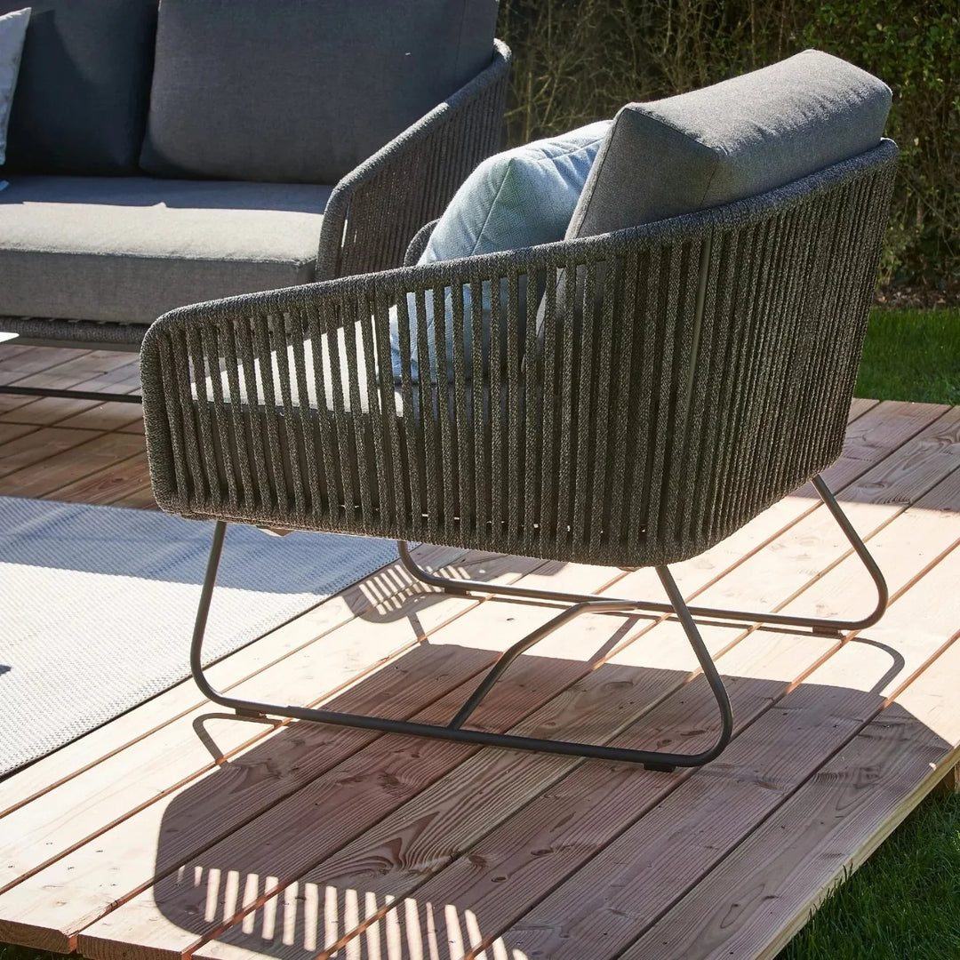 Ujjwala 4 Piece Outdoor All-Weather Rope Sofa Set