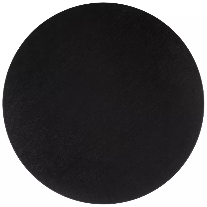 Dariyana Solid Wood Coffee Table for Living Room in Complete Black Colour