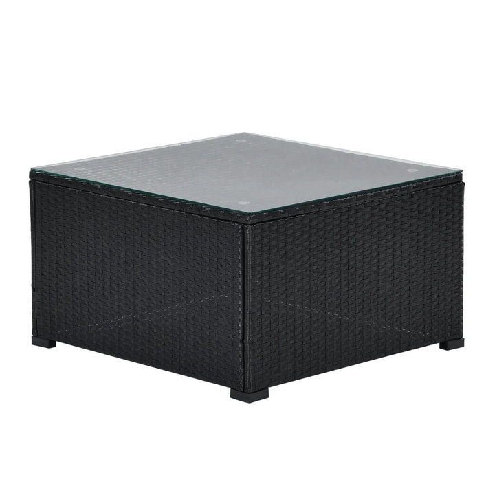 Silvia 8 Pieces Sectional Wicker Furniture Set