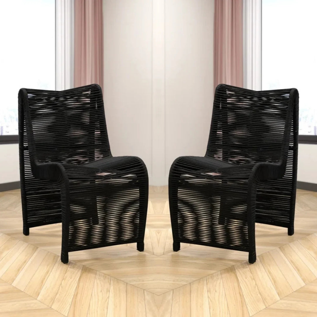 Tanishka 2-Piece Outdoor Rope Patio Chairs