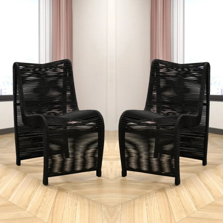 Tanishka 2-Piece Outdoor Rope Patio Chairs