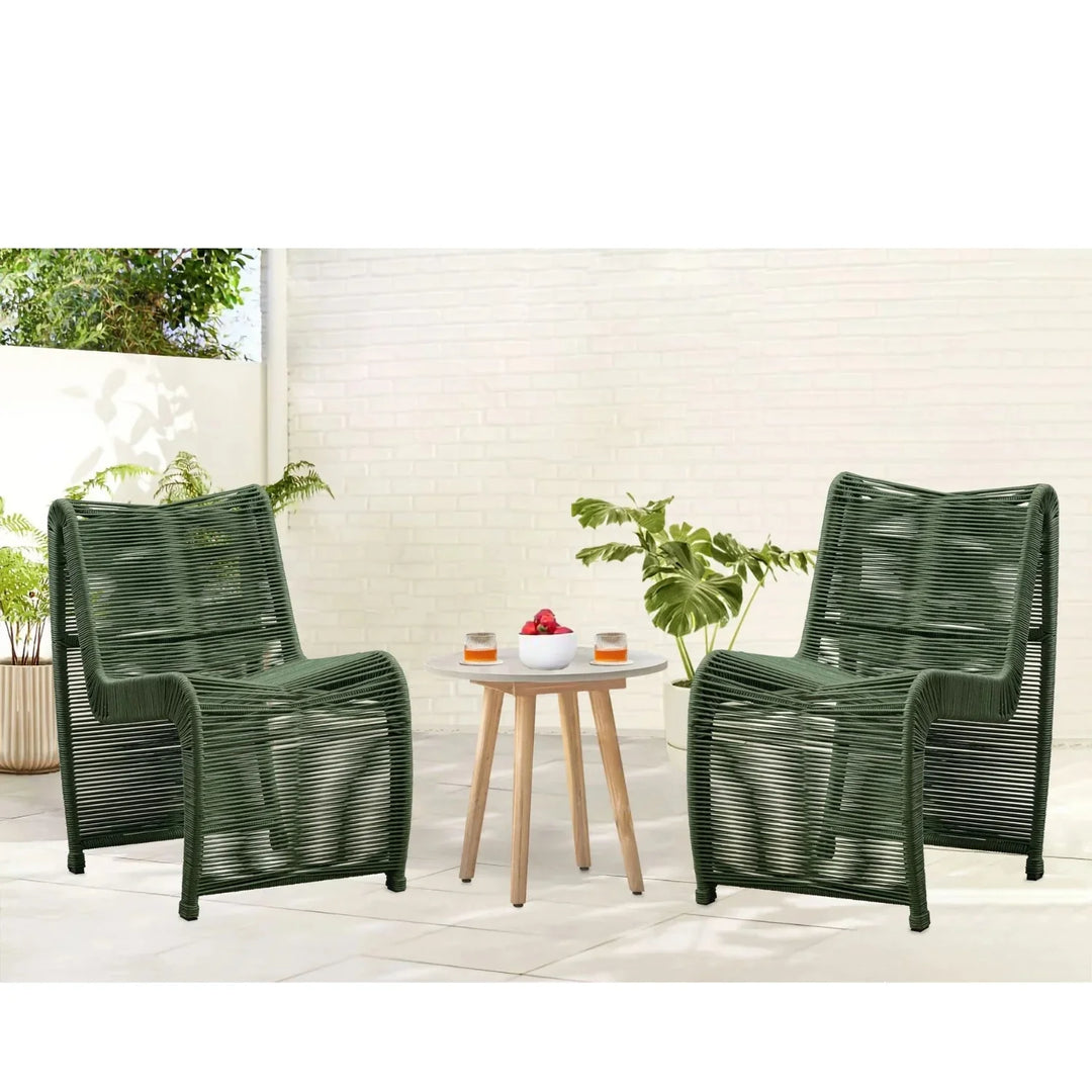 Emerson 2-Piece Outdoor Rope Patio Chairs