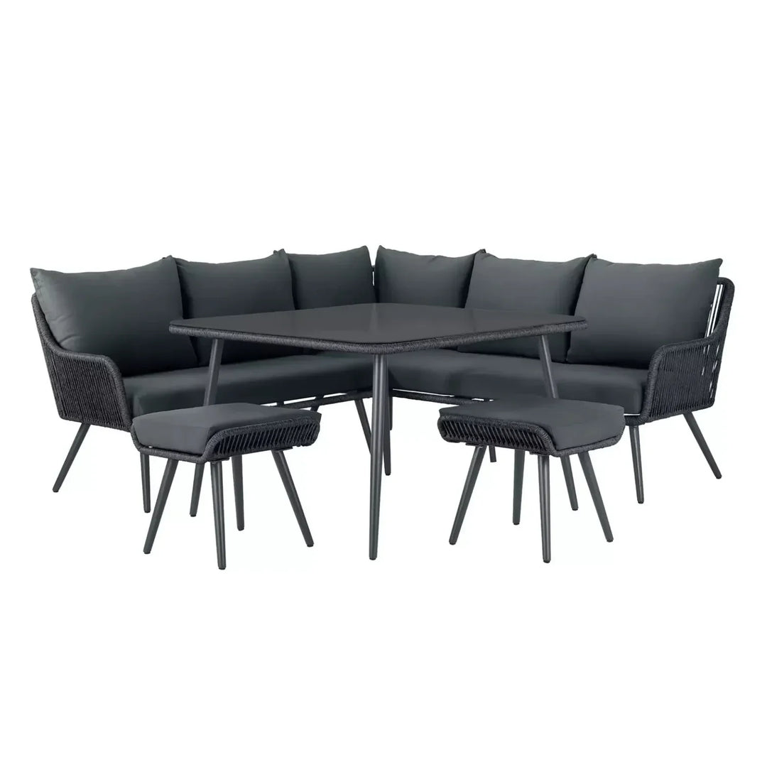 Paisley L-Shape Outdoor Rope Sofa Set