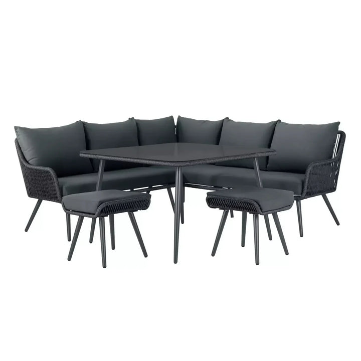 Paisley L-Shape Outdoor Rope Sofa Set