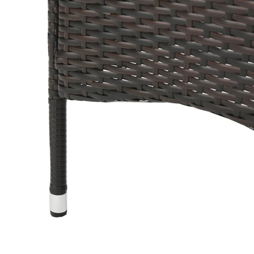 Hailey 2-Piece Outdoor Rattan Wicker Patio Dining Chairs