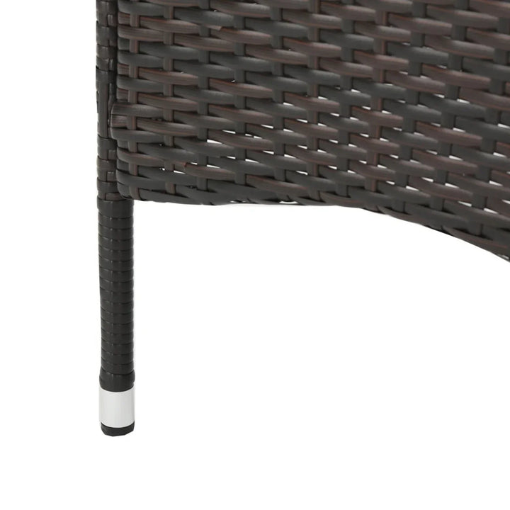 Hailey 2-Piece Outdoor Rattan Wicker Patio Dining Chairs