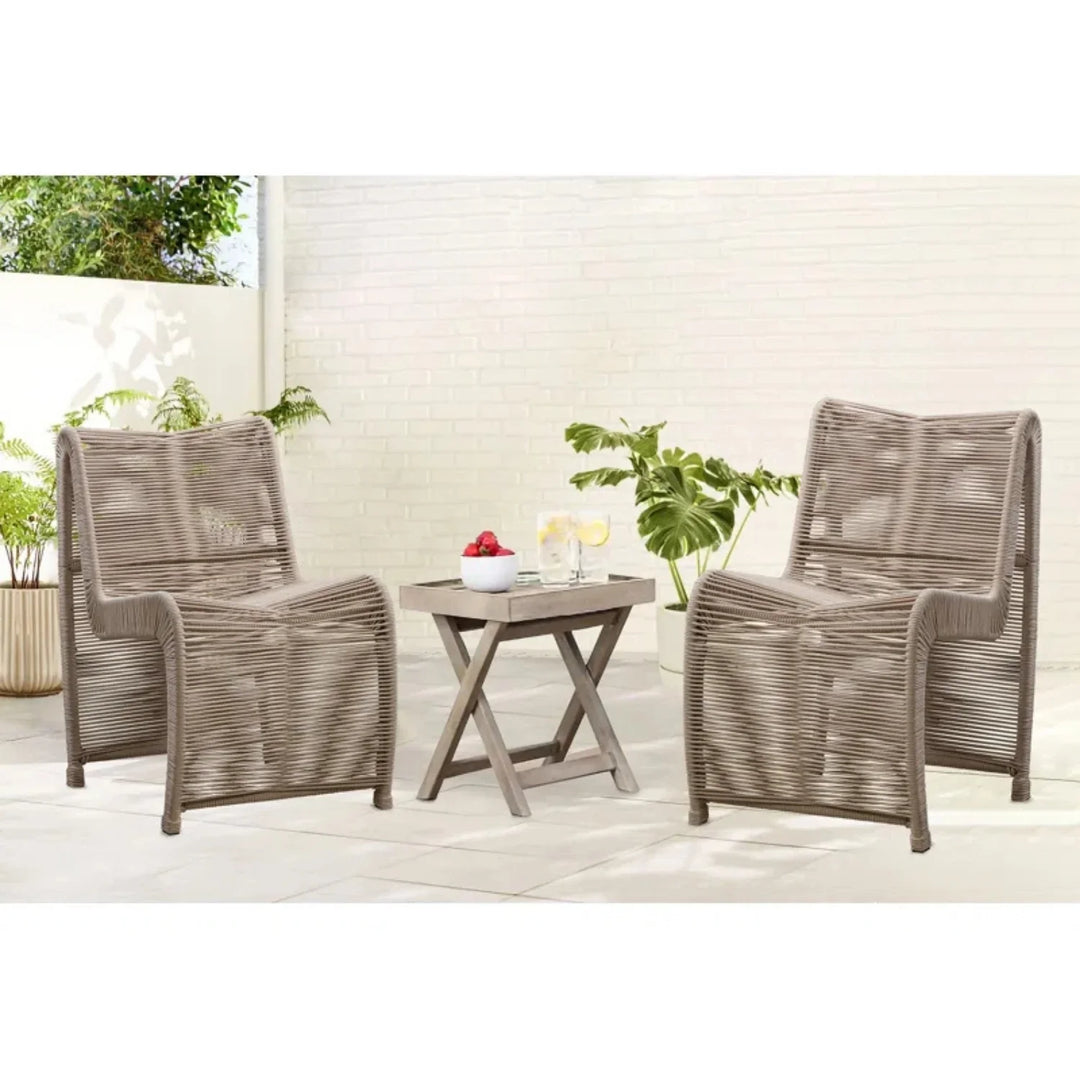 Mariposa 2-Piece Outdoor Rope Patio Chairs