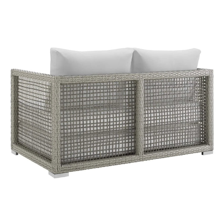 Charmi Outdoor Wicker Woven 6 Pieces Sectional Patio Furniture Set