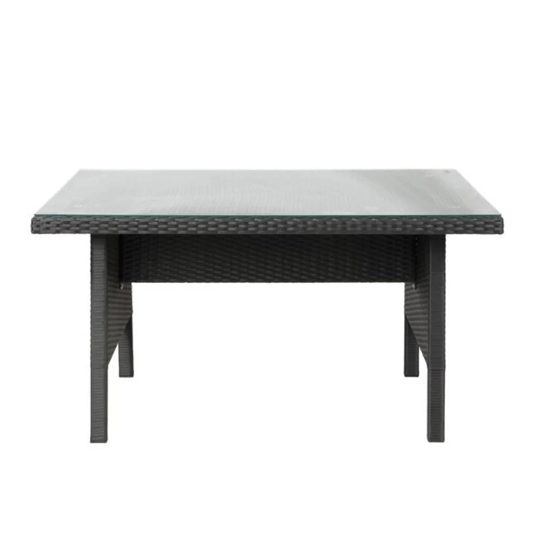 Zuzanna 5-Piece Wicker Patio Conversation Set (Dark Brown/ Cyan Blue)