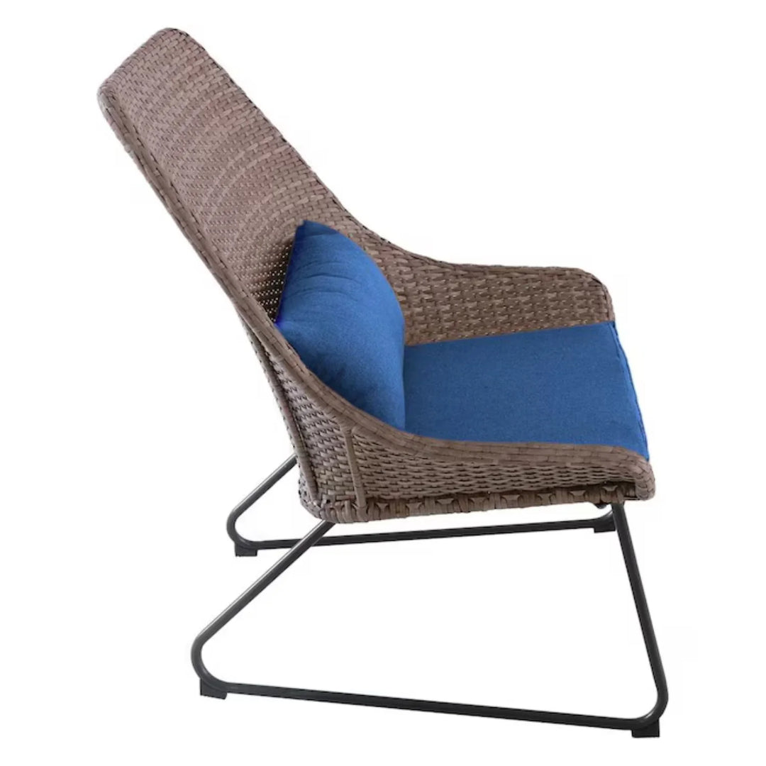 Dorothea Outdoor Rattan Wicker 3-Piece Patio Set