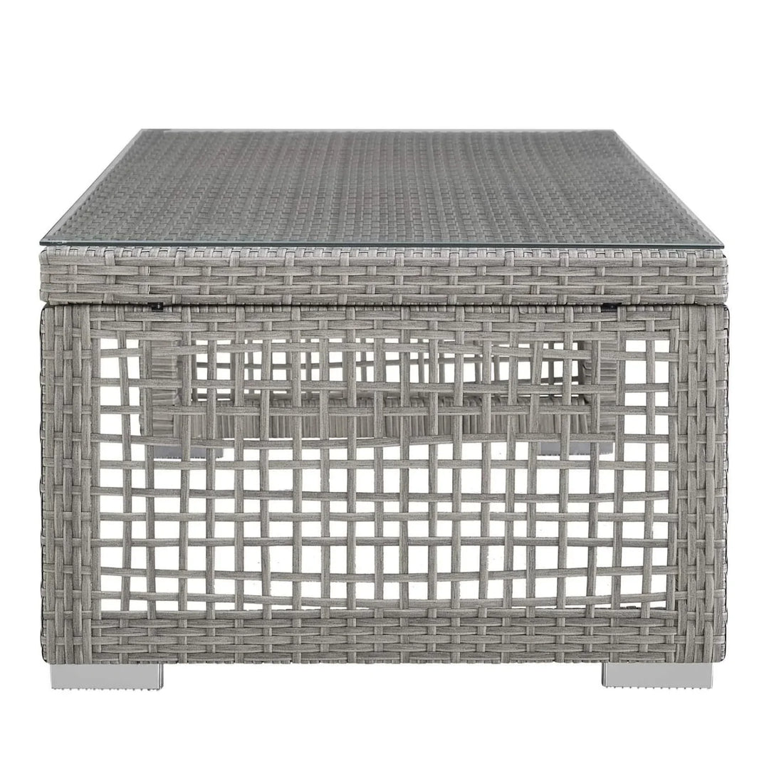 Bhanvi Outdoor Wicker Woven 6 Pieces Sectional Patio Furniture Set