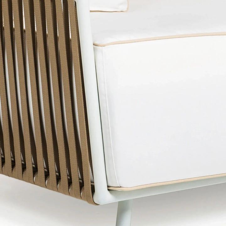 Suyin All-Weather Rope 4- Seater Sofa Set With Glass Top Table