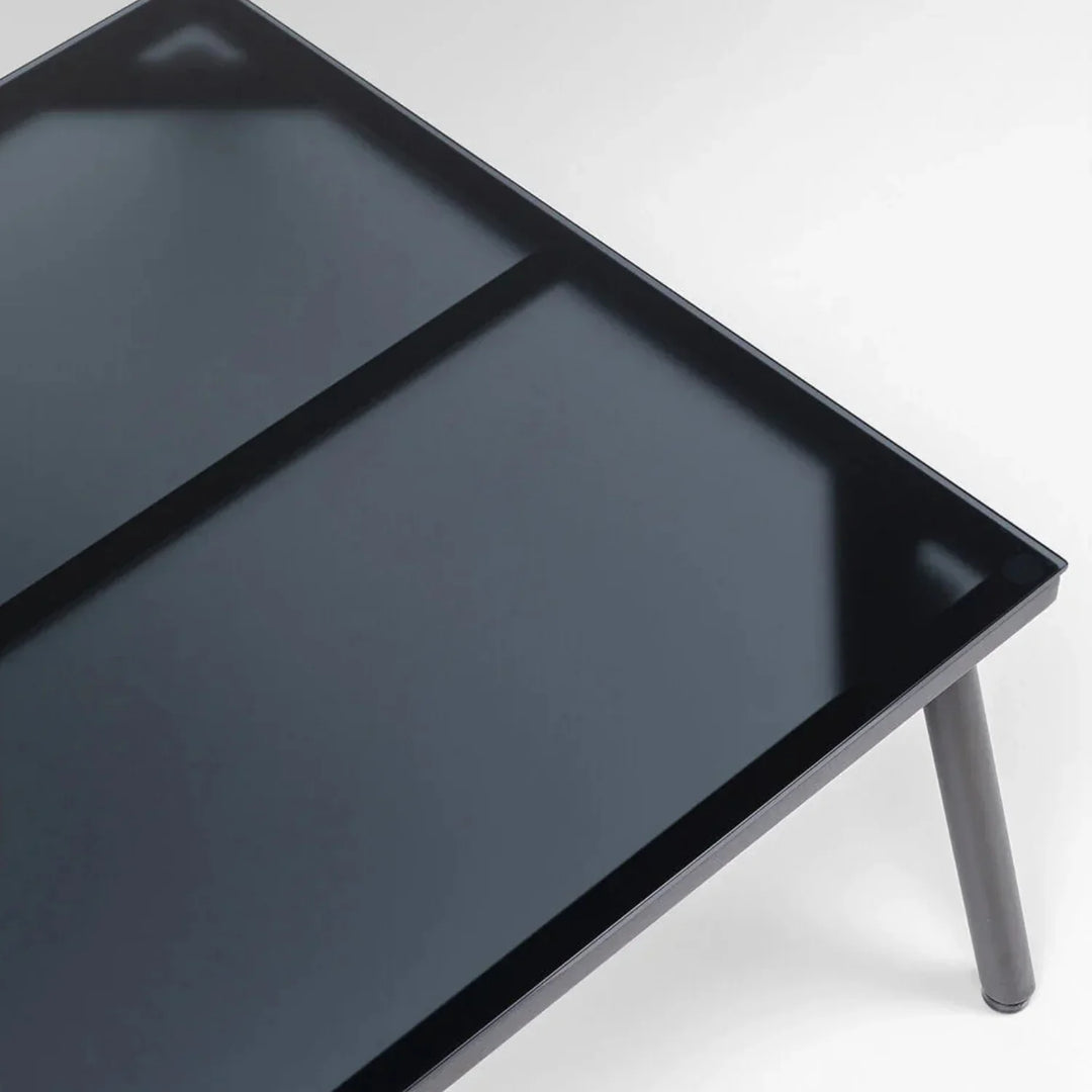 Zariah Outdoor Rope 5-Seater Patio Sofa Set with Glass Top Table (Grey)