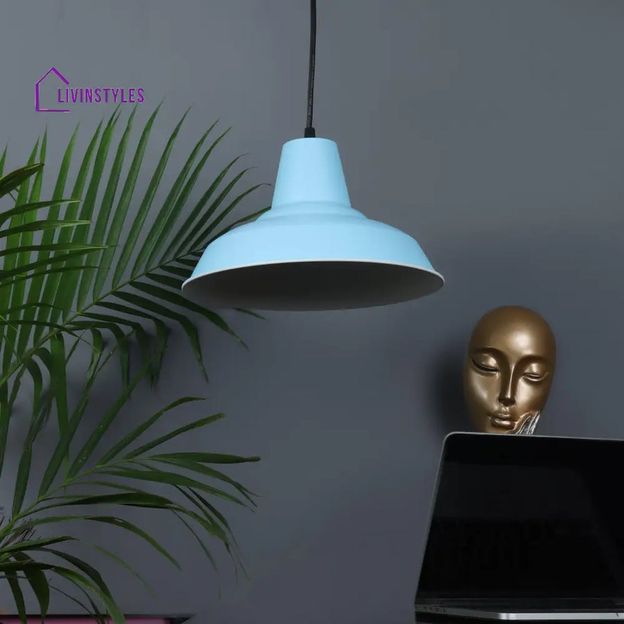 1965 Monging Blue Hanging Light By Ss Lightings Lamp