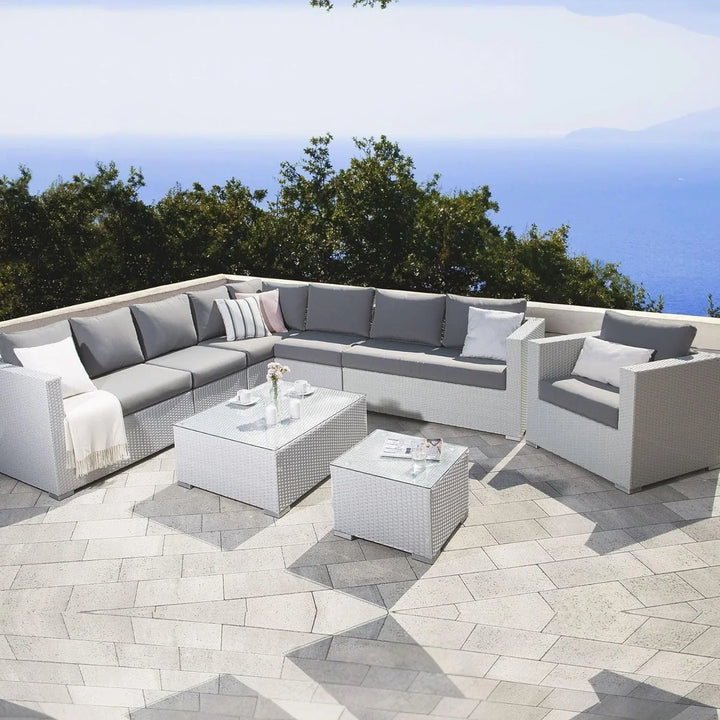 Amara 7-Piece L-Shaped Outdoor Sectional Sofa