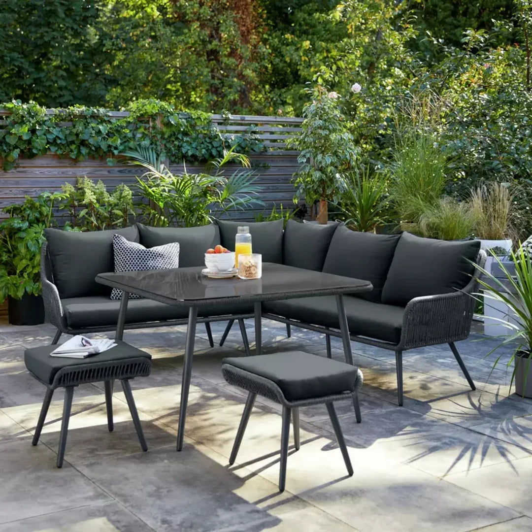 Paisley L-Shape Outdoor Rope Sofa Set