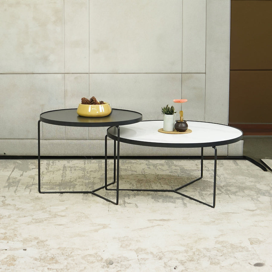 Priya Metal Coffee Table Set Of 2