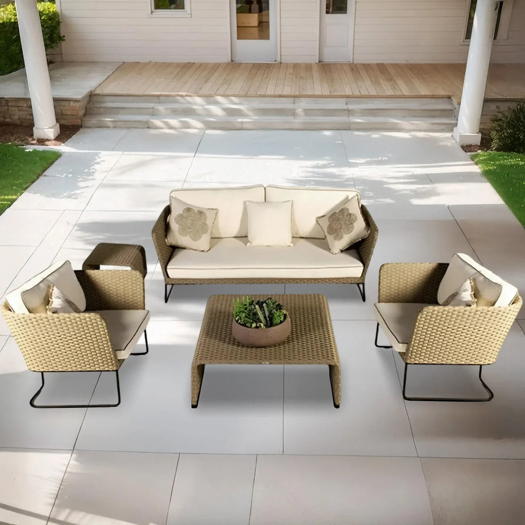 Naomi 5-Piece All Weather Wicker Sofa Set