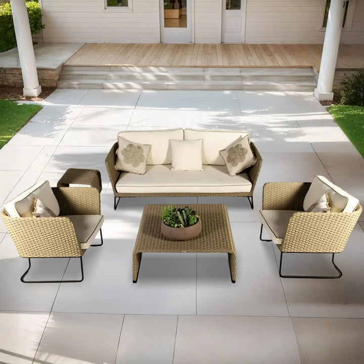 Naomi 5-Piece All Weather Wicker Sofa Set