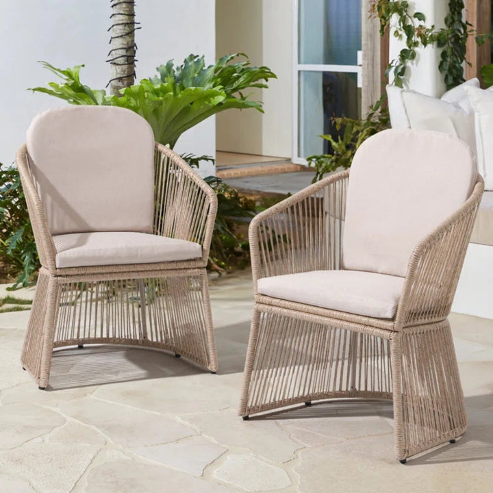 Soledad 2-Piece Outdoor Rope Patio Chairs