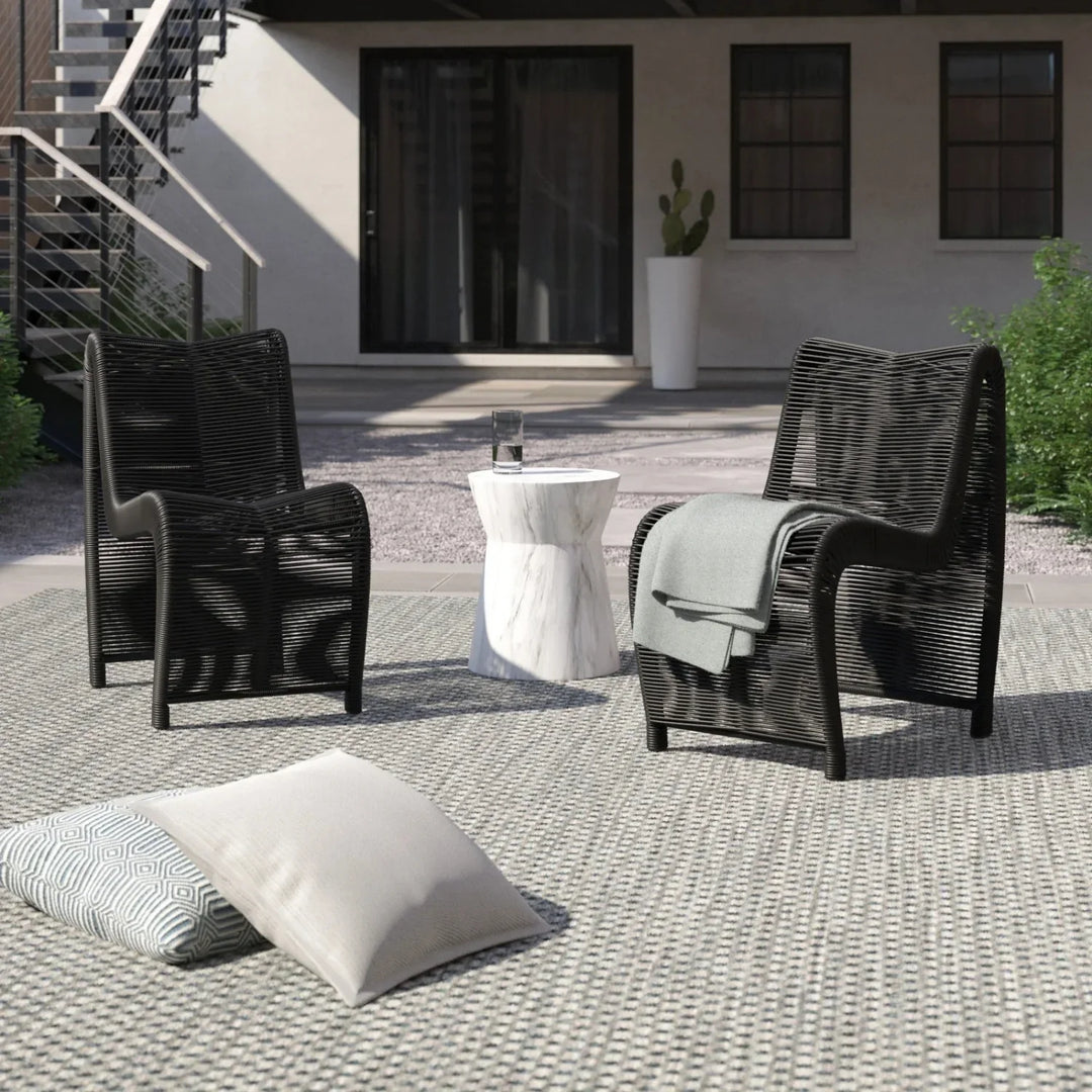 Tanishka 2-Piece Outdoor Rope Patio Chairs