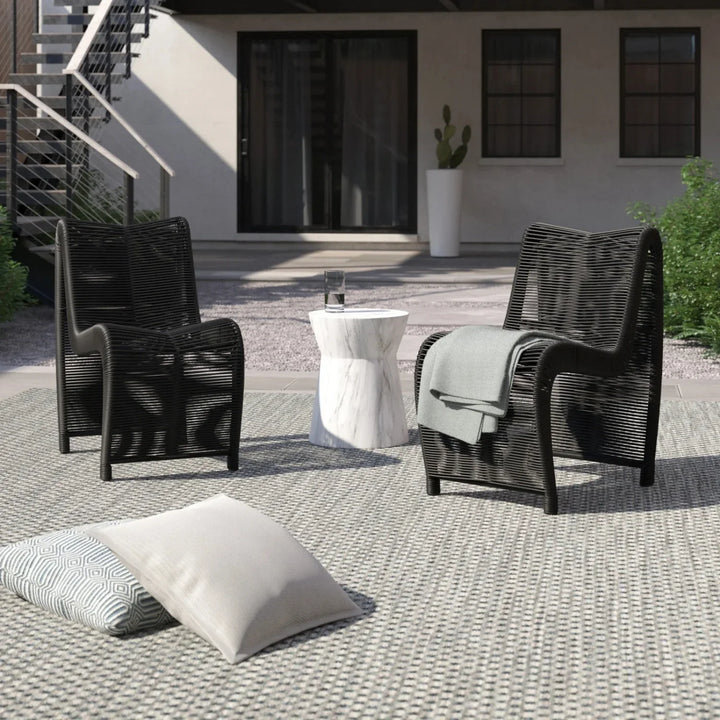 Tanishka 2-Piece Outdoor Rope Patio Chairs