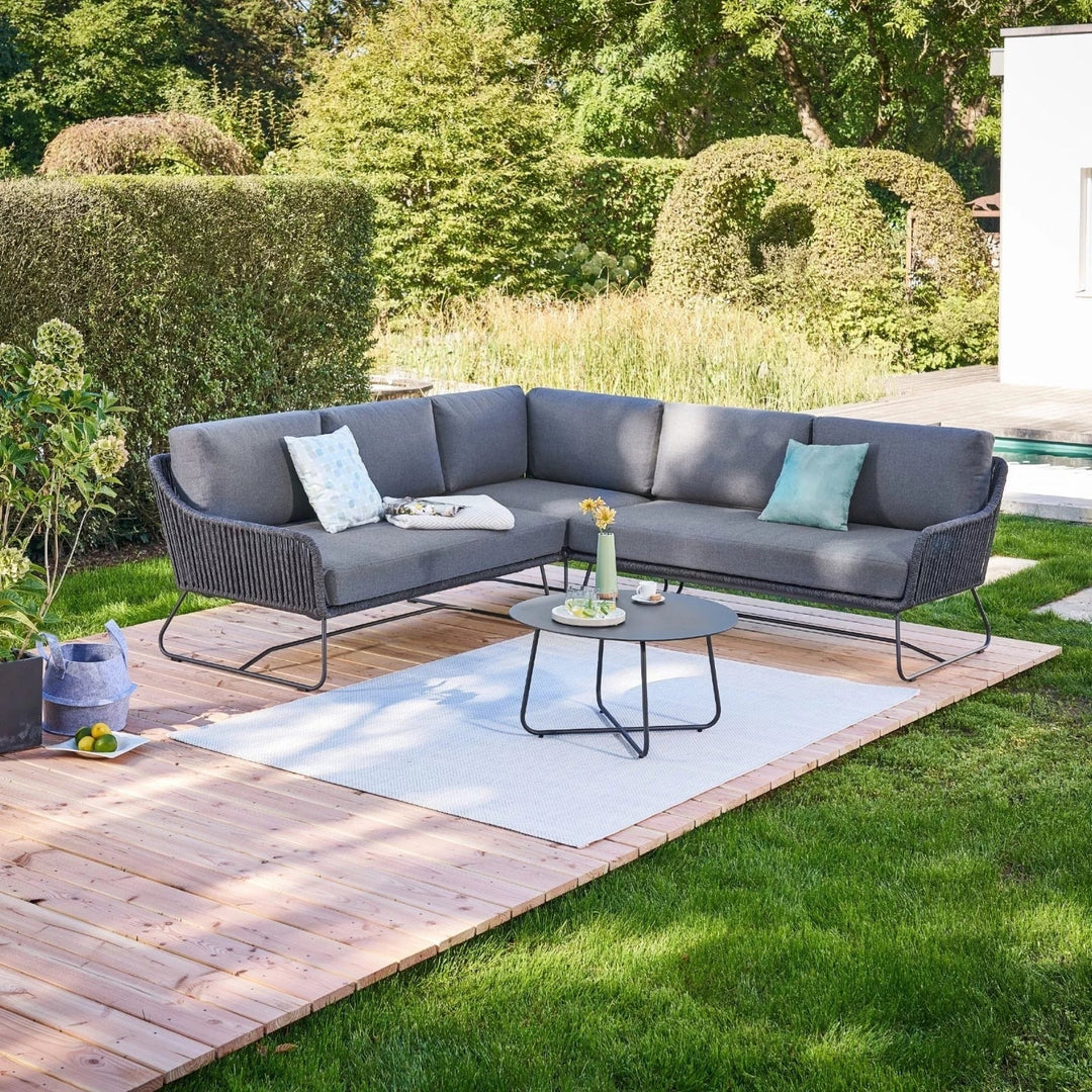 Shan 5-Seater L-Shape Outdoor Rope Sofa Set