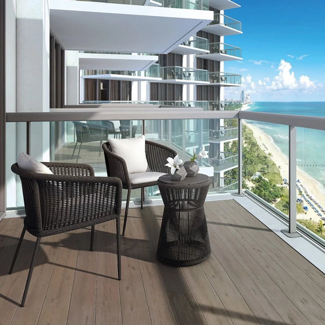 Delaney Outdoor Rope 3-Piece Patio Set