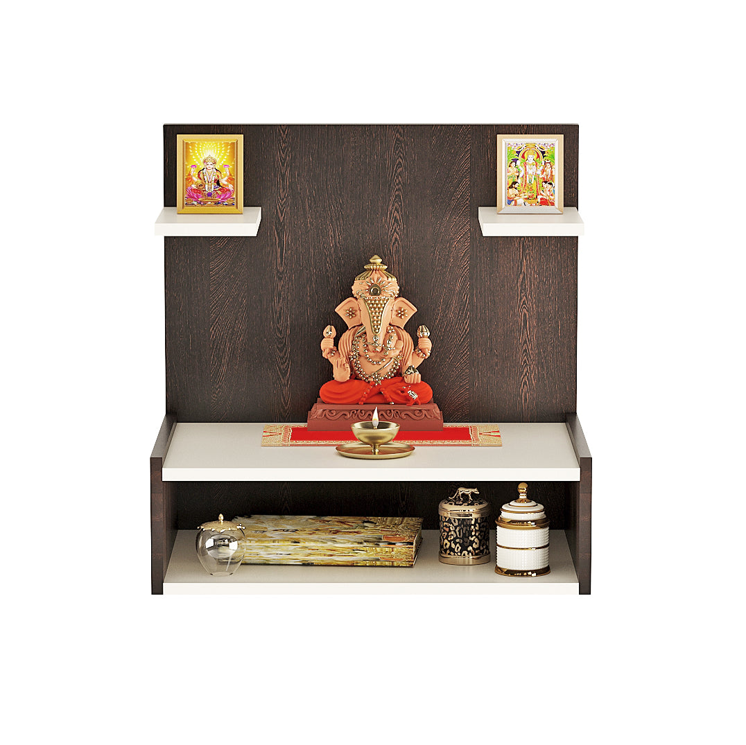 Ishita Wall Mounted Home Temple | Puja Shelves for Home