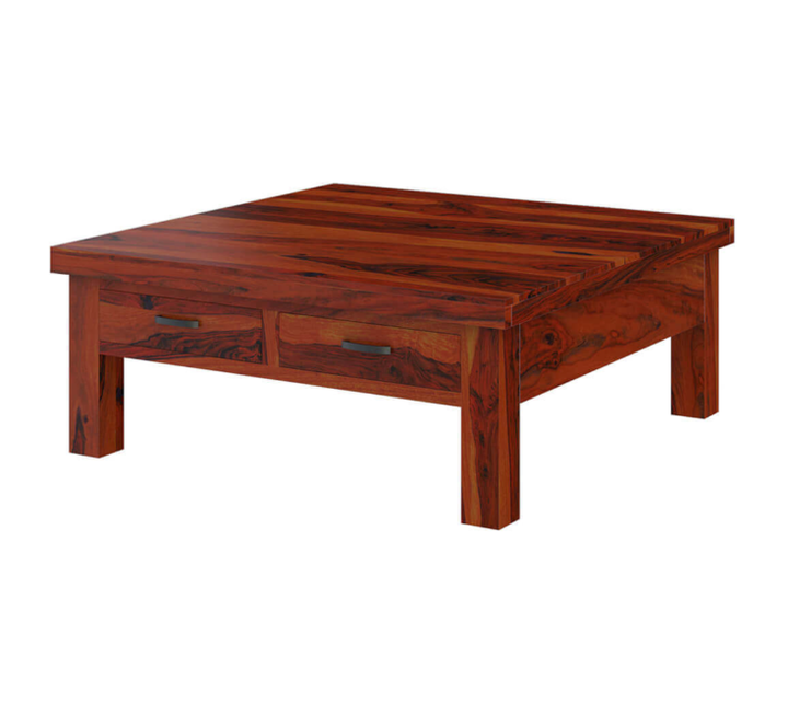 Amrita Sheesham Solid Wood Square Coffee Table
